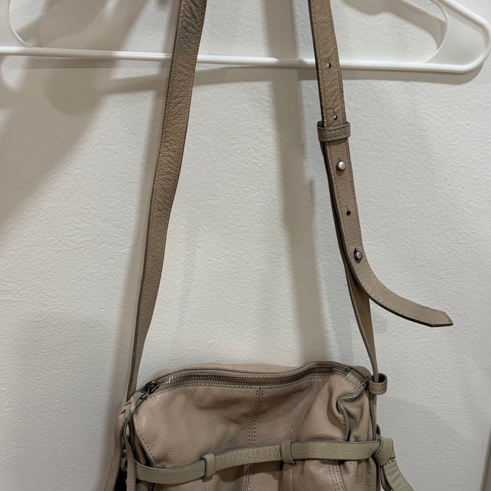 Liebeskind Taupe Leather Shoulder Bag
